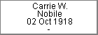Carrie W. Nobile