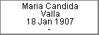 Maria Candida Valla